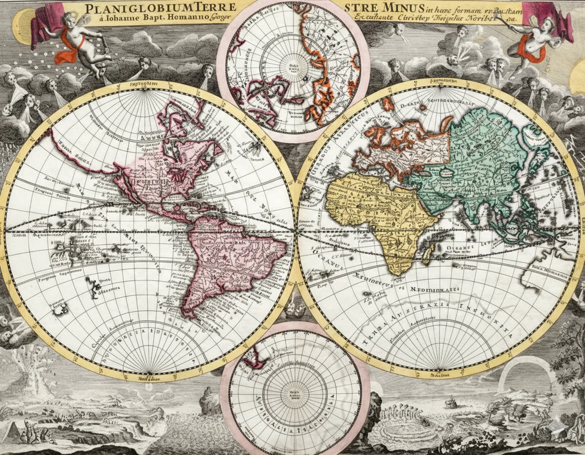 Carte du monde antique